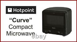 Hotpoint Curve MWH1311B Black Curved Corner Microwave NEW MG