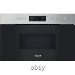 Hotpoint HPM K12C XUK 750 Watt 22 Litres Built In Microwave Stainless Steel