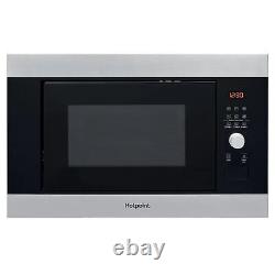 Hotpoint MF20GIXH Built-In 800W Microwave 1000W Quartz Grill Stainless Steel