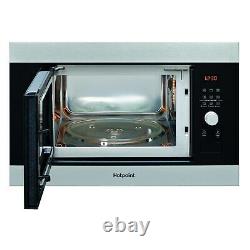 Hotpoint MF25GIXH 25L 900W Built-in Microwave & Girll Stainless Steel