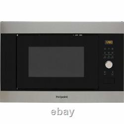 Hotpoint MF25GIXH 900 Watt 25 Litres Built In Microwave Stainless Steel Effect