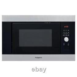 Hotpoint MF25GIXH Built-in 900W Microwave 1000W Quartz Grill Stainless Steel