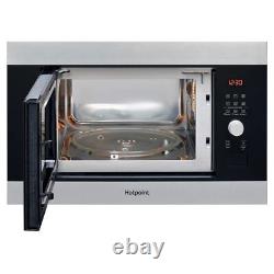 Hotpoint MF25GIXH Built-in 900W Microwave 1000W Quartz Grill Stainless Steel