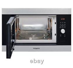 Hotpoint MF25GIXH Built-in 900W Microwave 1000W Quartz Grill Stainless Steel