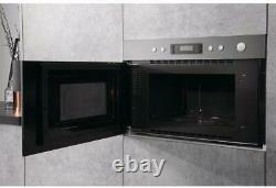 Hotpoint MN314IXH Built In Microwave Stainless Steel 22 Litre capacity Clock