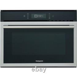 Hotpoint MP676IXH Built In Microwave Stainless Steel 40 Litre capacity Clock