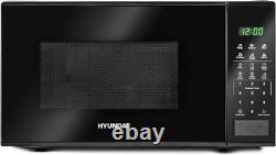 Hyundai 800W 20L Black Digital Microwave, Stainless Steel Interior, 11 Power Le Hyundai 800W 20L Black Digital Microwave, Stainless Steel Interior, 11 Power Le