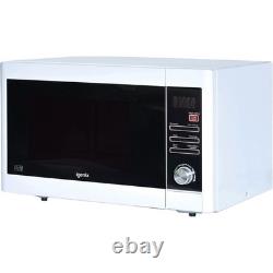 Igenix 30L 900W Digital Microwave 5 Power Lvl, 10 Auto Menus & Defrost White