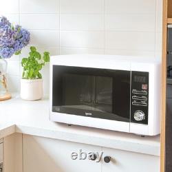 Igenix 30L 900W Digital Microwave 5 Power Lvl, 10 Auto Menus & Defrost White