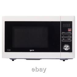 Igenix 30L 900W Digital Microwave 5 Power Lvl, 10 Auto Menus & Defrost White