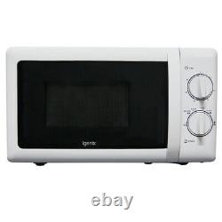 Igenix IG2083 20L 800W Manual Microwave Stainless Steel/White