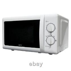 Igenix IG2083 20L 800W Manual Microwave Stainless Steel/White