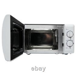 Igenix IG2083 20L 800W Manual Microwave Stainless Steel/White