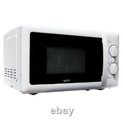 Igenix IG2083 20L 800W Manual Microwave Stainless Steel/White