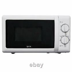 Igenix IG2083 Solo 20L Manual Microwave with No Rust Interior for Easy Cleaning