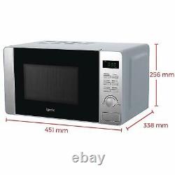 Igenix Solo Digital Microwave, 20 Litre Capacity, Stainless steel