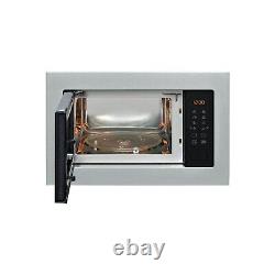 Indesit 25L 900W Built In Microwave with Grill Stainless Steel