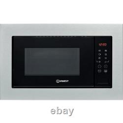 Indesit 25L Built-In Microwave & Grill 900W Micro, 1kW Quartz Grill & Push&Go