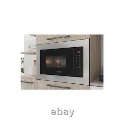 Indesit 25L Built-In Microwave & Grill 900W Micro, 1kW Quartz Grill & Push&Go