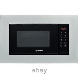 Indesit Built-In 800W Microwave with Grill Stainless Steel MWI120GX