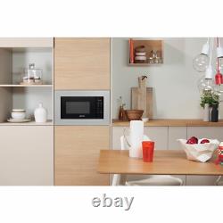 Indesit Built-In 800W Microwave with Grill Stainless Steel MWI120GX