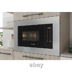 Indesit MWI120GX 1000W Built In Microwave Oven Stainless Steel