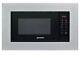 Indesit Mwi120gx Integrated Built-in Microwave With Grill In Stainless Steel 20l