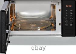 Indesit MWI125GX Built In Microwave With Grill 25L Stainless Steel No Frame Incl