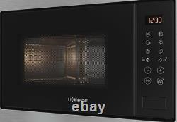 Indesit MWI125GX Built In Microwave With Grill 25L Stainless Steel No Frame Incl