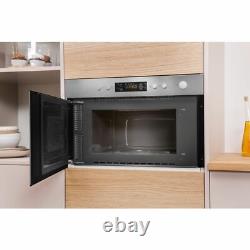Indesit MWI3213IX 750 Watt 22 Litres Built In Microwave Stainless Steel