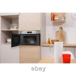 Indesit MWI3213X Built-in 22L Microwave Oven Wall Cupboard Mountable