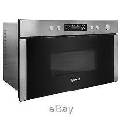 Indesit MWI5213IX 22L 750W Built-In Microwave with Grill in Stainless Steel
