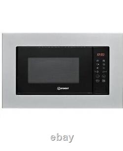 Indesit MWI 120 GX UK Built-In Microwave with Grill Stainless Steel