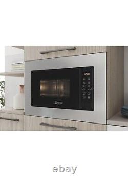 Indesit MWI 120 GX UK Built-In Microwave with Grill Stainless Steel