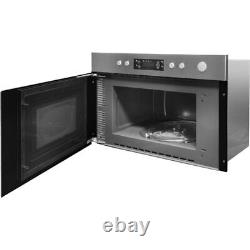 Indesit MWI 5213 IX UK Built-In Microwave with Grill Grey