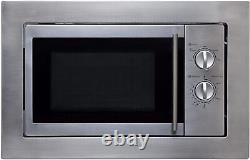 Integrated 20L Microwave Oven, Stainless Steel