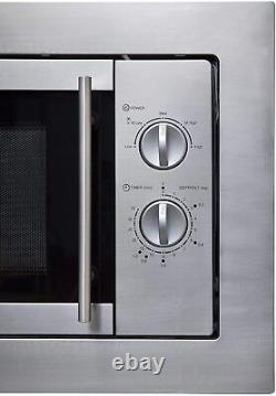 Integrated 20L Microwave Oven, Stainless Steel