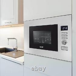 Integrated Microwave Oven, 20L, 800W Stainless Steel