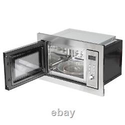 Integrated Microwave Oven, 25L, 900W Stainless Steel