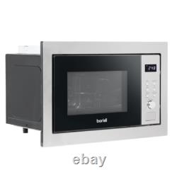 Integrated Microwave Oven with Grill, 25L, 900W, Stainless Steel Baridi DH197 B
