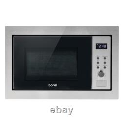Integrated Microwave Oven with Grill, 25L, 900W, Stainless Steel Baridi DH197 B