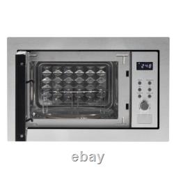 Integrated Microwave Oven with Grill, 25L, 900W, Stainless Steel Baridi DH197 B