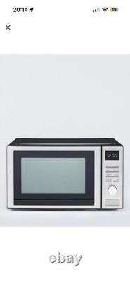 John Lewis Air Fryer Freestanding Microwave 26L Black/Steel NEW