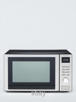 John Lewis Air Fryer Freestanding Microwave 26L Stainless Steel Used/No Basket