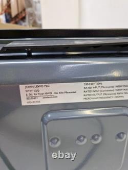 John Lewis Air Fryer Freestanding Microwave 26L Stainless Steel Used/No Basket