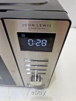 John Lewis Air Fryer Freestanding Microwave 26L Stainless Steel Used/No Basket