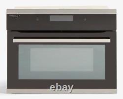 John Lewis JLBICO432 Combination Microwave Built In in Stainless Steel