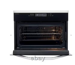 John Lewis JLBIMW433 Built-in Microwave with Grill, Black/Stainless Steel (NEW)