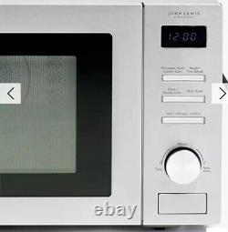 John Lewis JLSMWO011 Combination Microwave, Stainless Steel 32L 1000W NEW