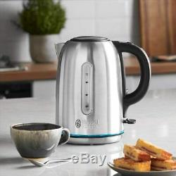 Jug Kettle and 4-Slice Toaster Russell Hobbs Set & Digital Microwave VYTRONIX